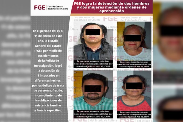 Fge Logra La Detenci N De Dos Hombres Y Dos Mujeres Mediante Rdenes De