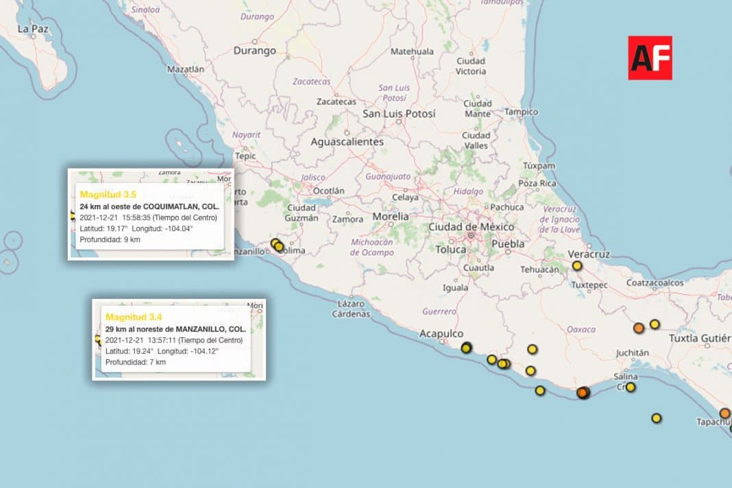 Este Martes Se Registran Dos Sismos Con Epicentro En Colima De